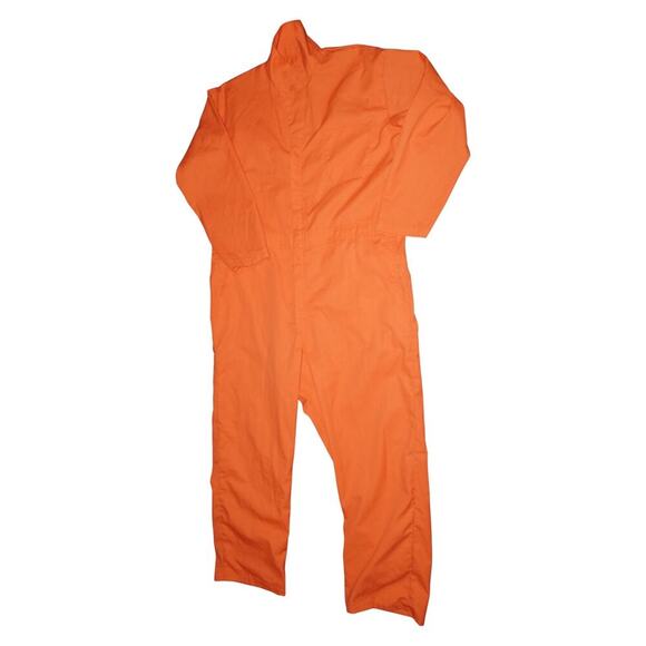 Red Kap Orange Industrial Coveralls Unisex Workwear Jumpsuit 50R Made in Mexico - Picture 7 of 9